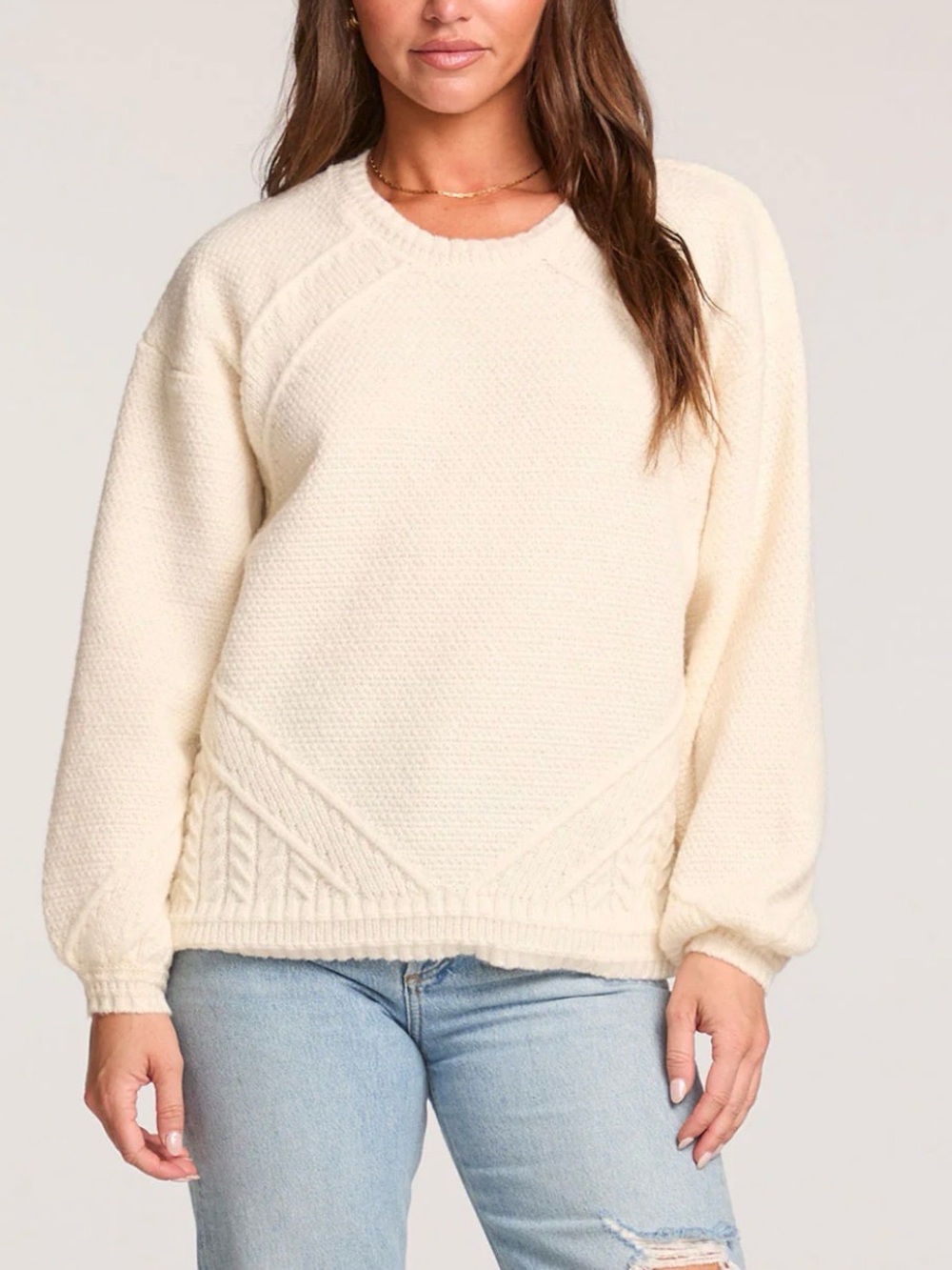Saltwater Luxe Alderon Natural  Sweater